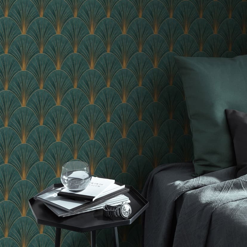 Tapeta flizelinowa AVANTGARDE Elle Decoration 4, petrol