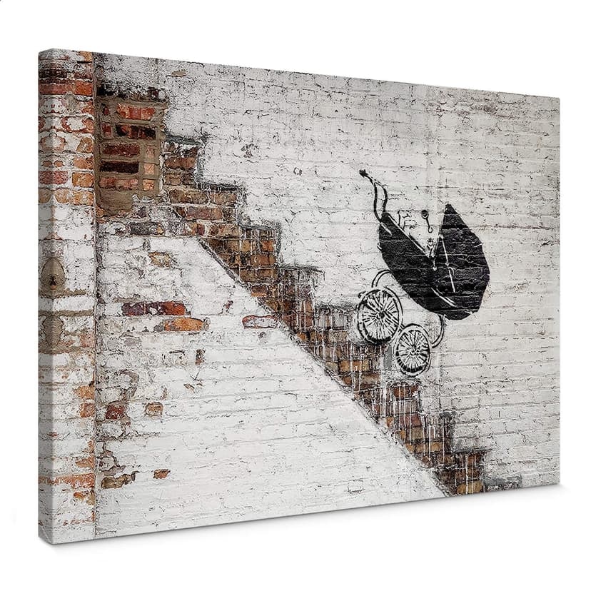 Obraz na płótnie Banksy - Wózek dziecięcy
