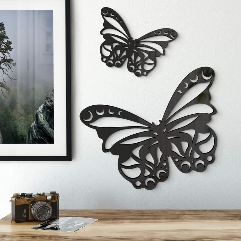 Akrylowy motyl dekoracyjny
