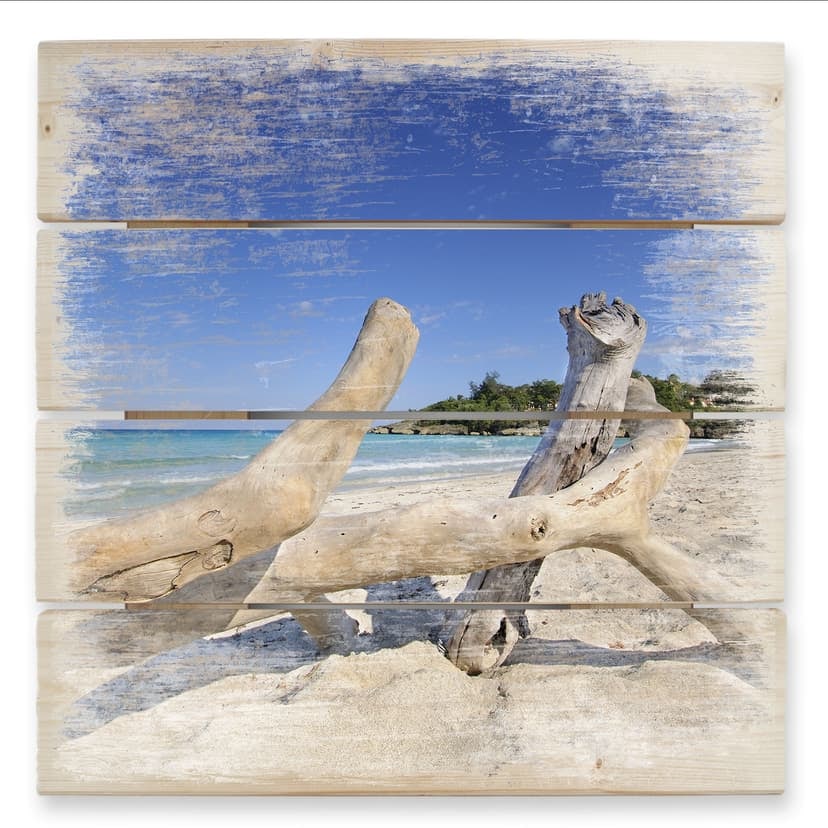 Obraz drewniany driftwood - 40x41,5 cm
