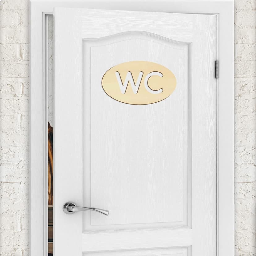 Drewniana topola artystyczna - WC