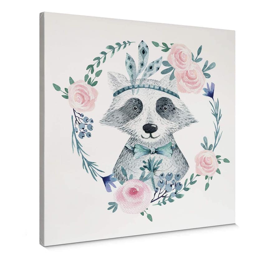 Canvas Kvilis - Raccoon 01