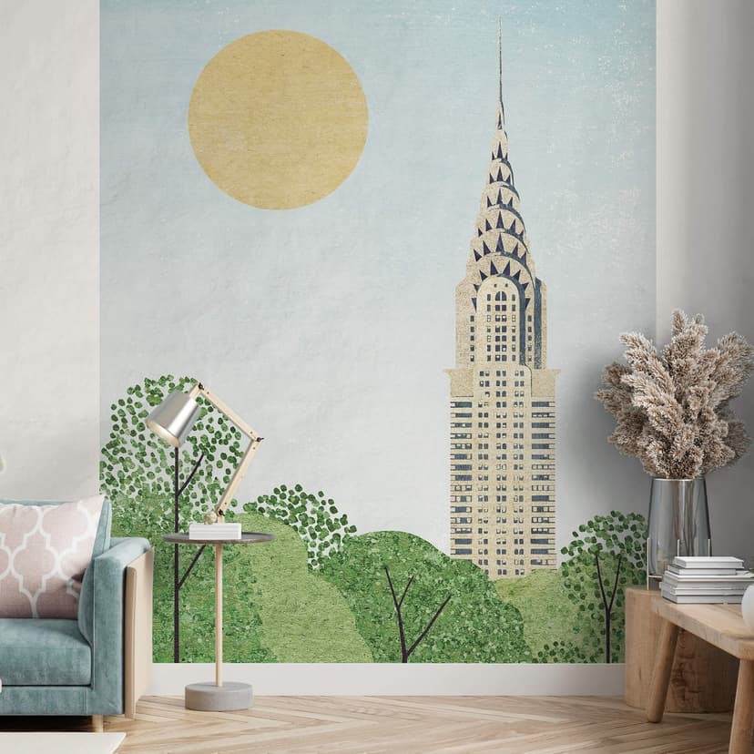 Rzeki - Fototapeta Chrysler Building