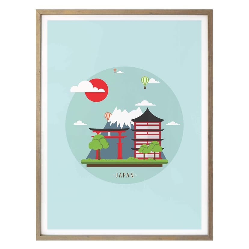 Plakat - Odwiedź Japonię