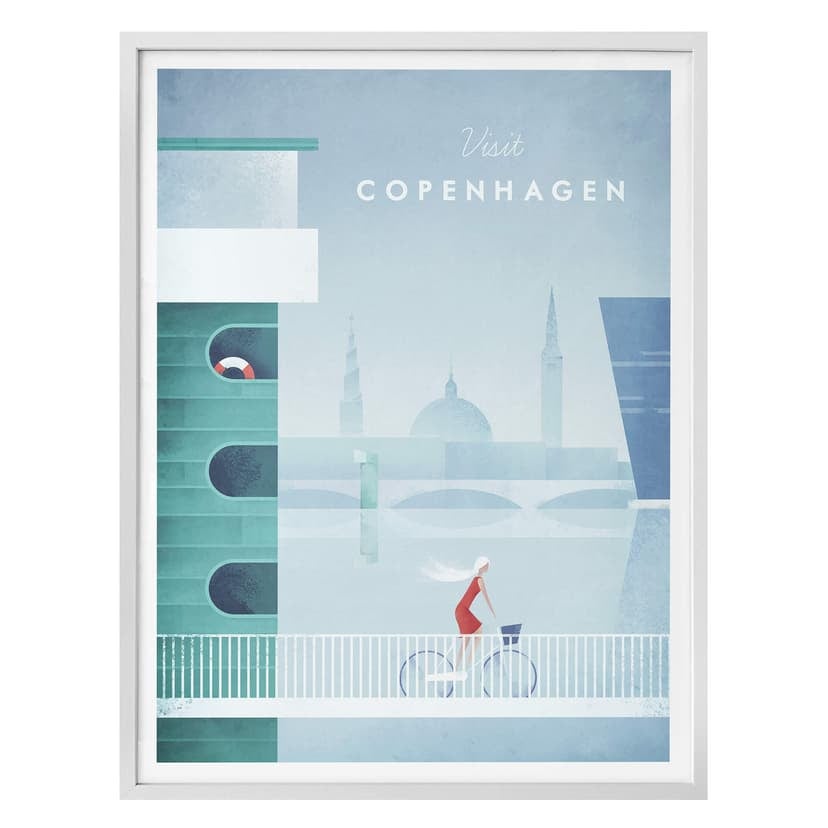 Plakat Rivers - Kopenhaga
