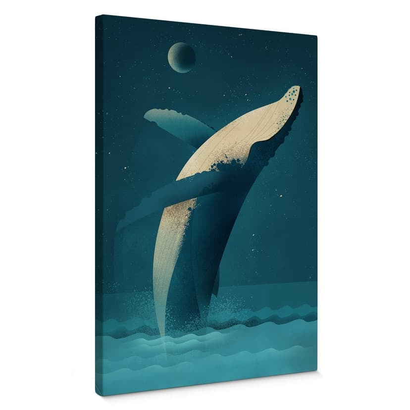 Brązowy obraz na płótnie - Humpback Whale