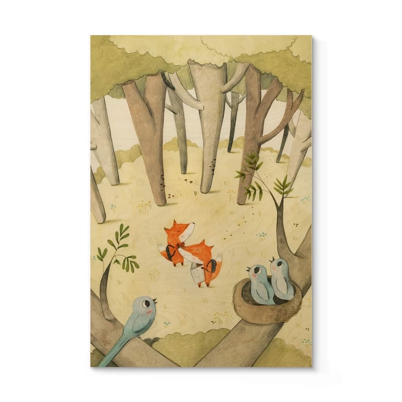 Plakat drewniany Loske - Polana