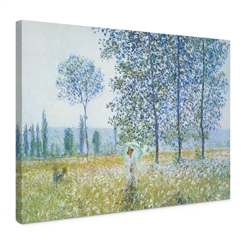 Obraz na płótnie Monet - Pola wiosną