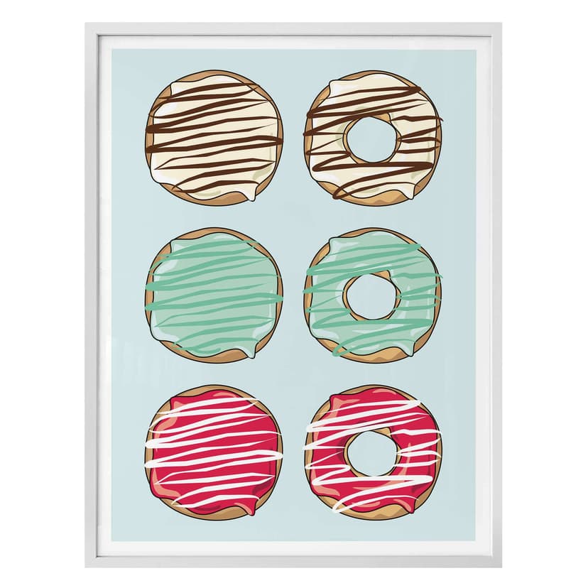Plakat Donuts 01