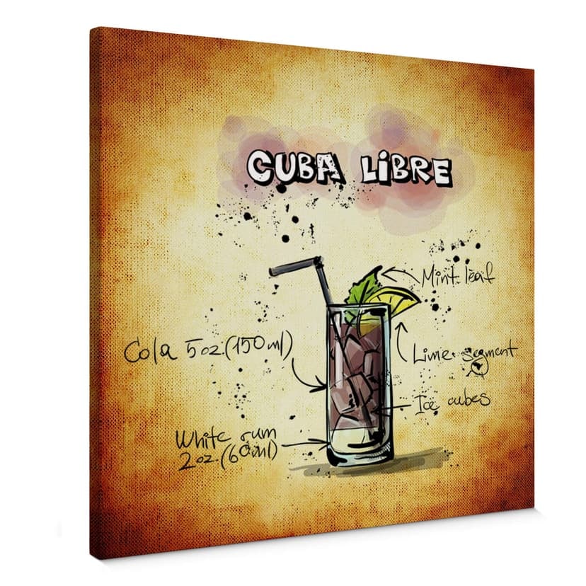 Obraz na płótnie Cuba Libre - Przepis