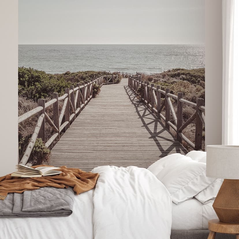 Fototapeta z molo na plażę - 1X Studio