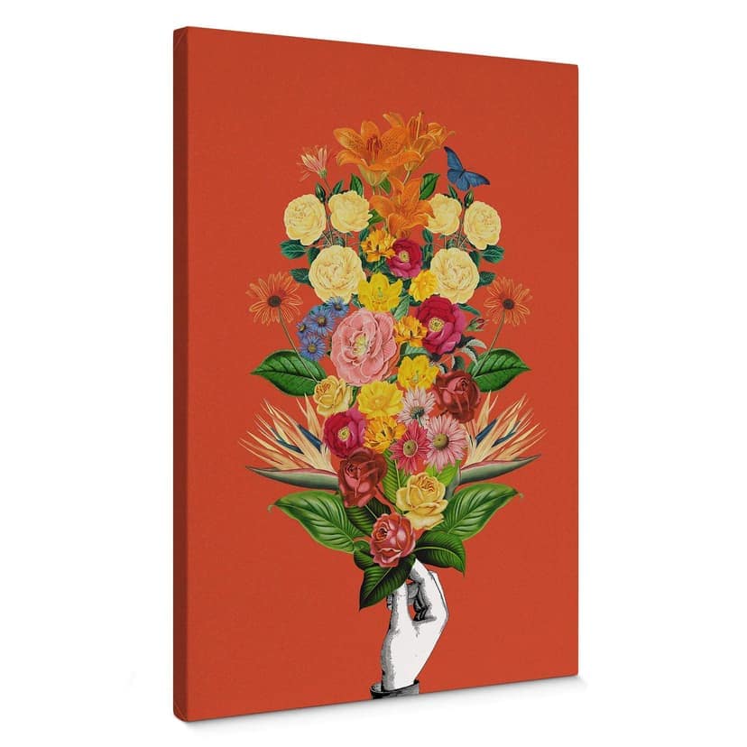 Obraz na płótnie Frida Floral Studio - Botaniczna czerwień