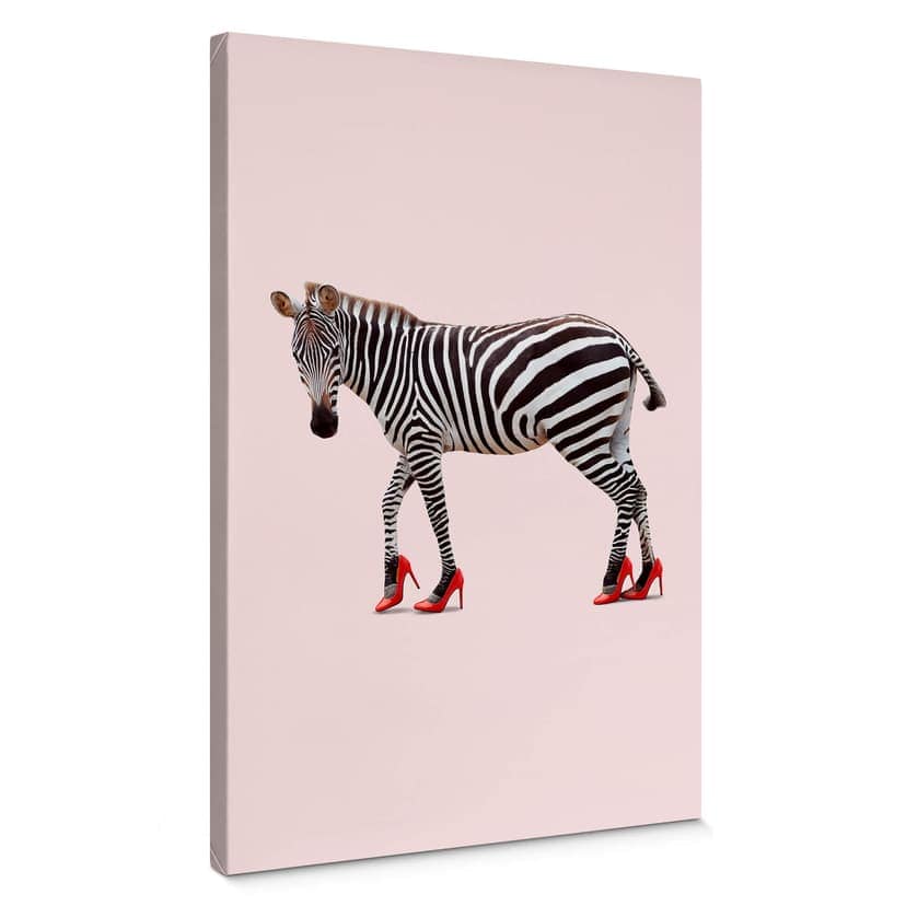 Obraz na płótnie Loose - Zebra Heels