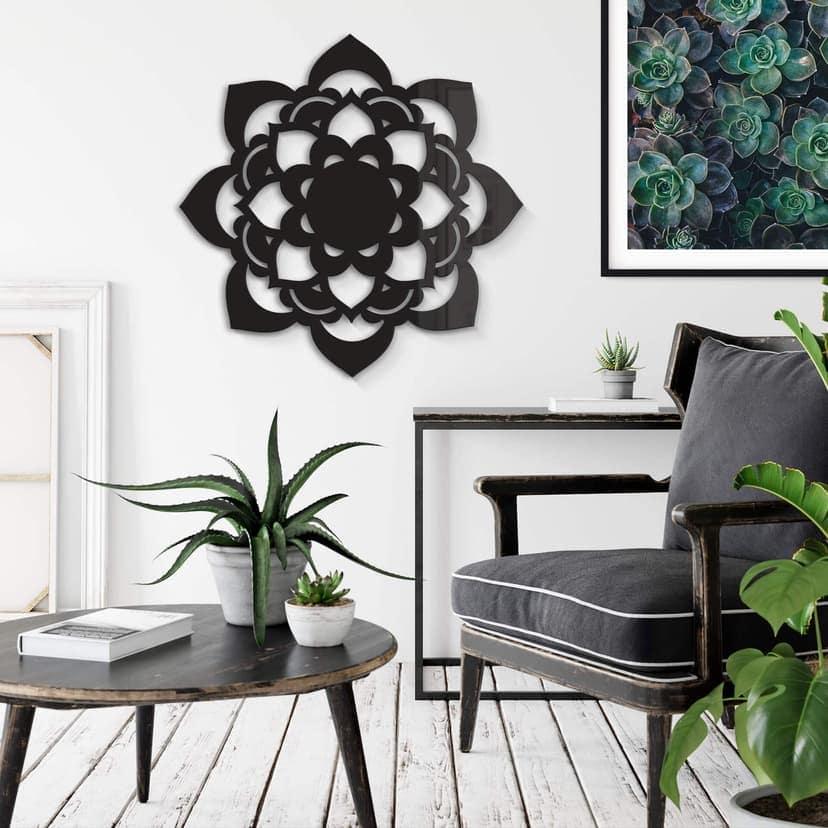 Dekoracja akrylowa - Mandala Lotos