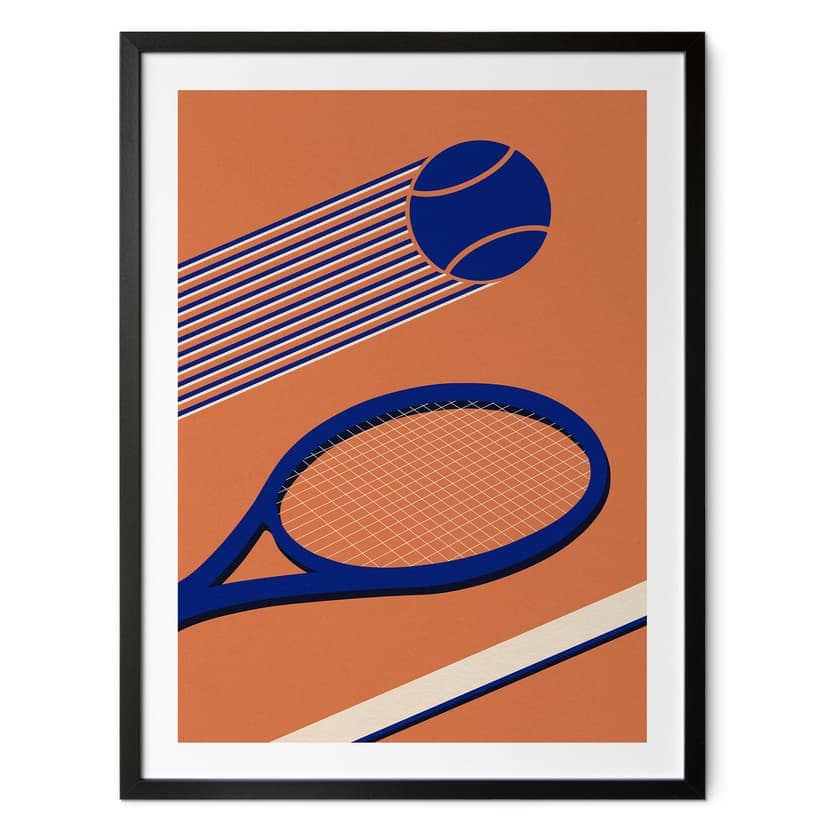 Plakat Retro Tennis - Feist