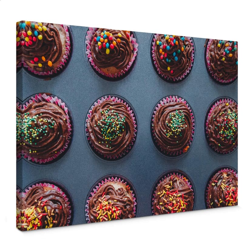 Urodzinowy obraz na płótnie Muffins
