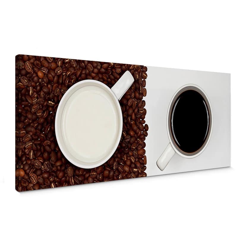 Obraz na płótnie Lavsen - White Espresso - Panorama