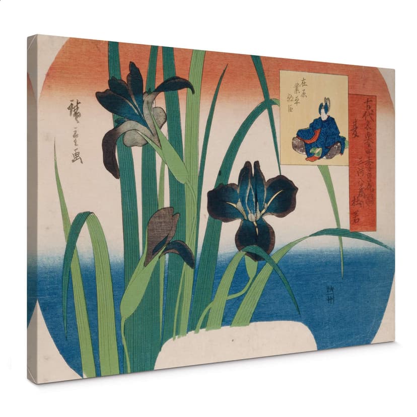Obraz na płótnie Hiroshige - Irysy