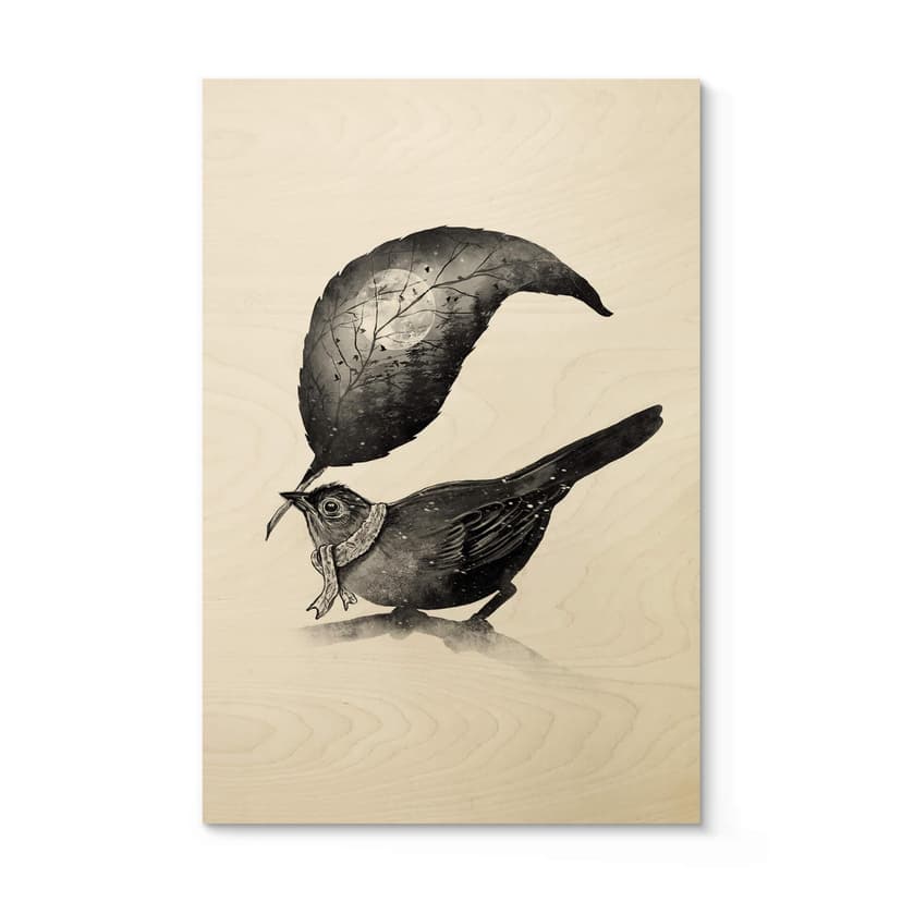 Ładny Plakat drewniany - The Messenger