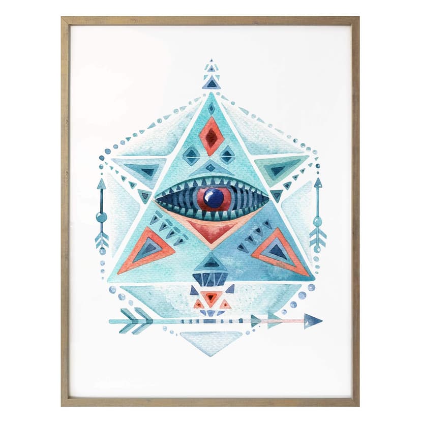 Plakat Kvilis - Niebieski pryzmat