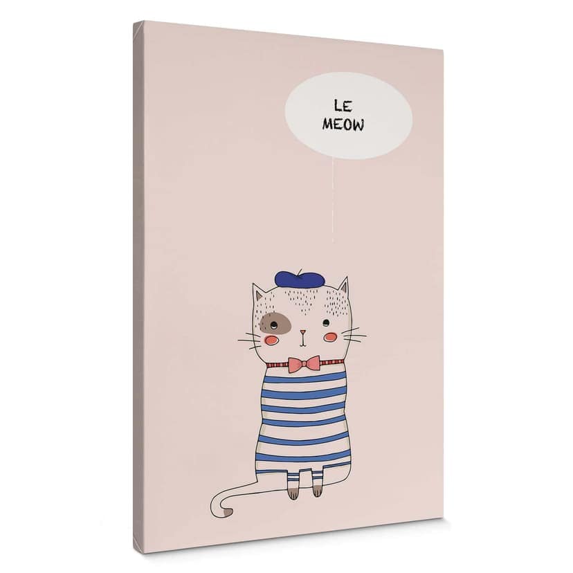 Obraz na płótnie Kubistika - Le Meow