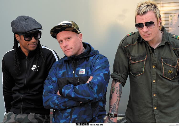 Poster The Prodigy - Backstage at T In The Park festival, Scotland July 2015, Plakat (59,4 x 84,1 cm