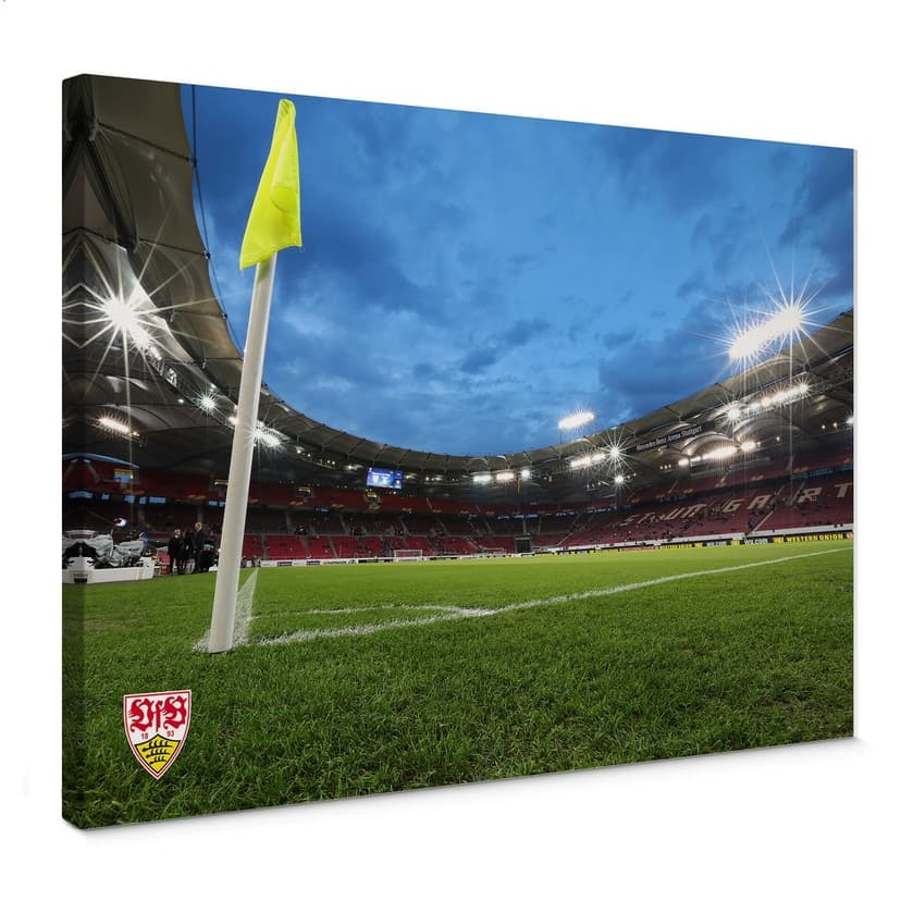Obraz na płótnie VfB Stuttgart Arena nocą