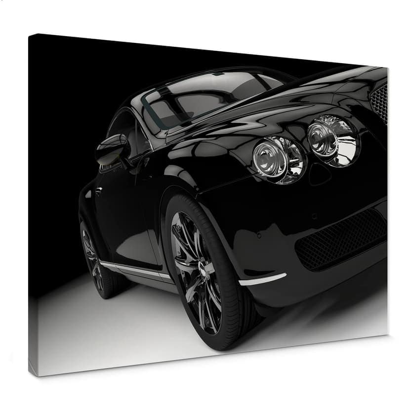 Obraz na płótnie Metallic Car Black 02