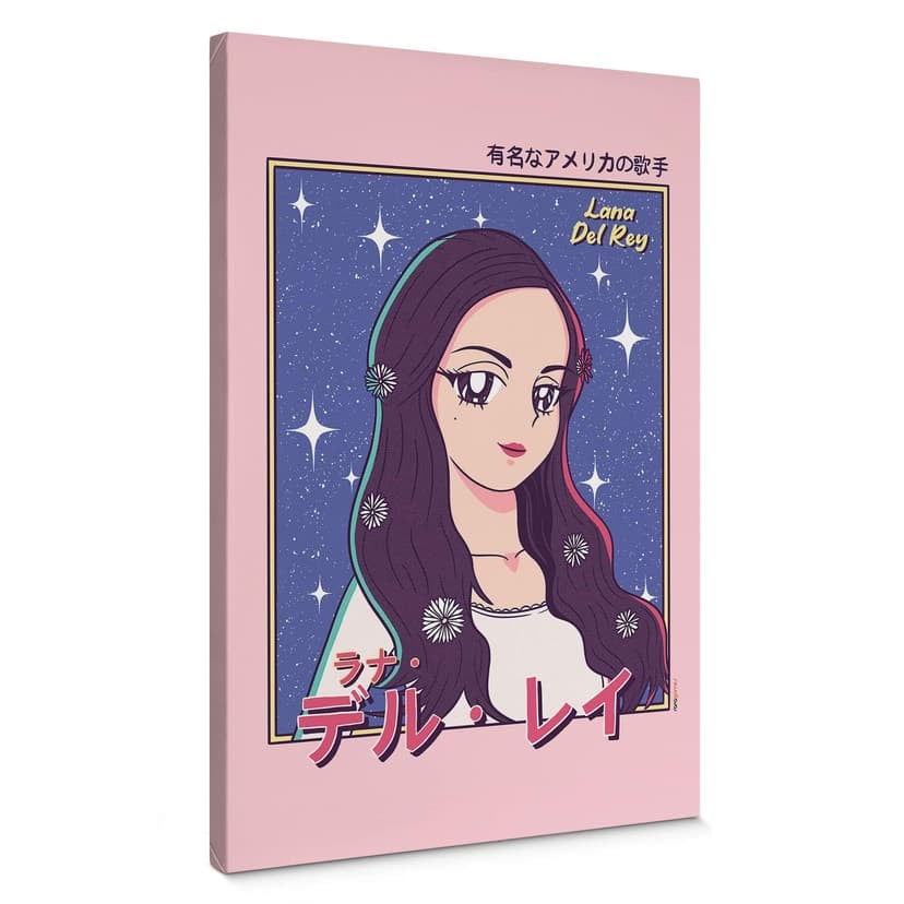 Obraz na płótnie anime dziewczyna "Lana del Rey" - Gomes