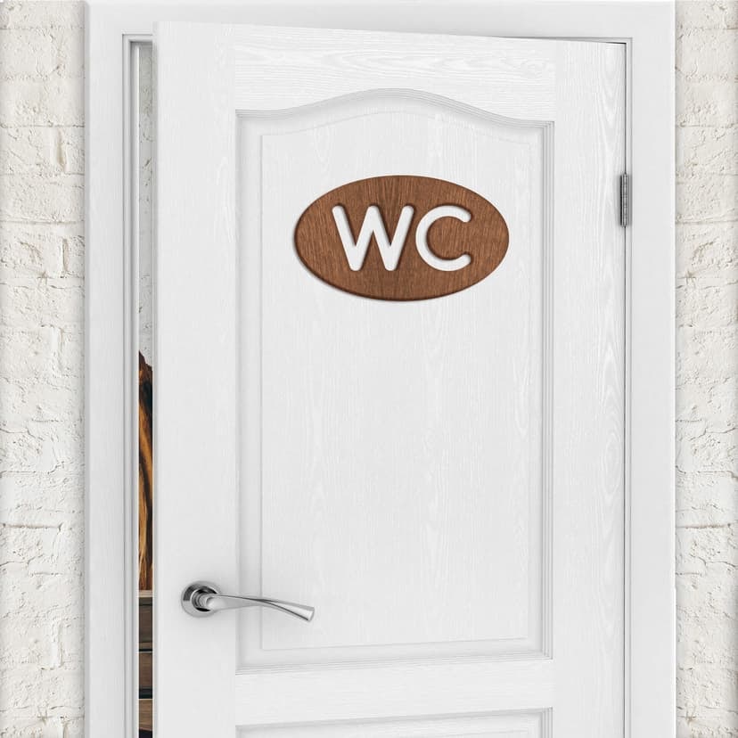 Drewno artystyczne mahoń - WC