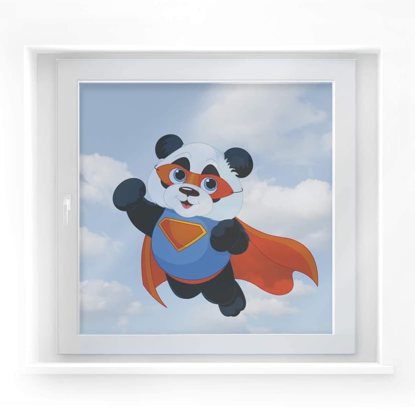 Dekoracja okienna Super Panda