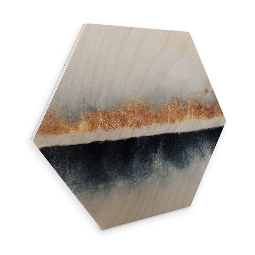 Hexagon - Holz Birke-Furnier Fredriksson - Horizon