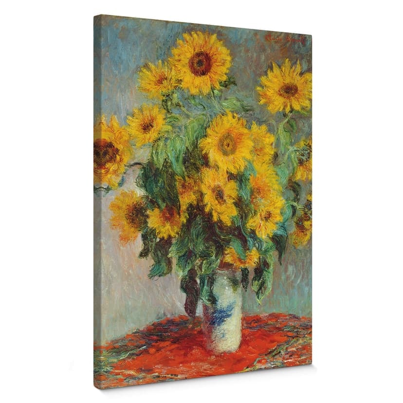Obraz na płótnie Monet - Słoneczniki