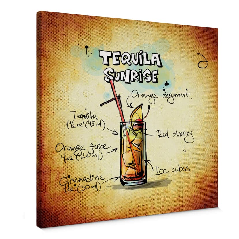 Obraz na płótnie Tequila Sunrise - przepis