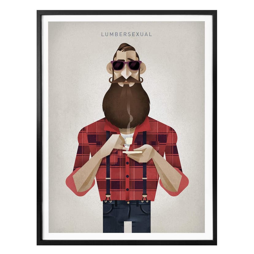 Plakat Brown - Lumbersexual