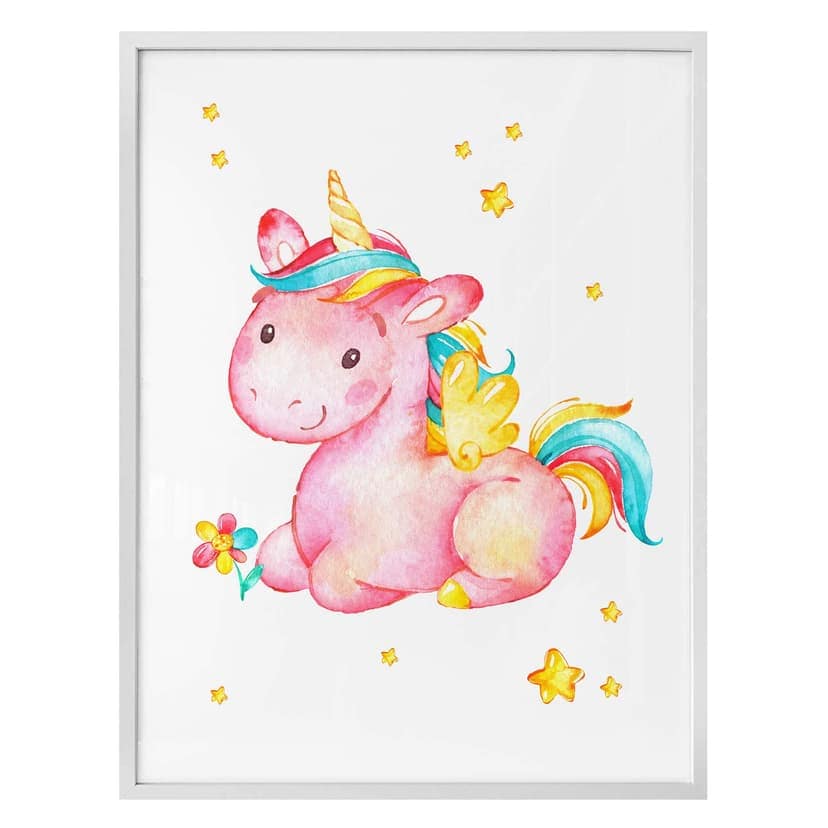 Plakat Jednorożec Pinky