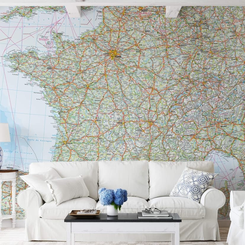 Fototapeta Falk - mapa Francji