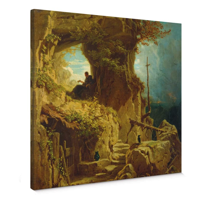 Obraz na płótnie Spitzweg - Pustelnik