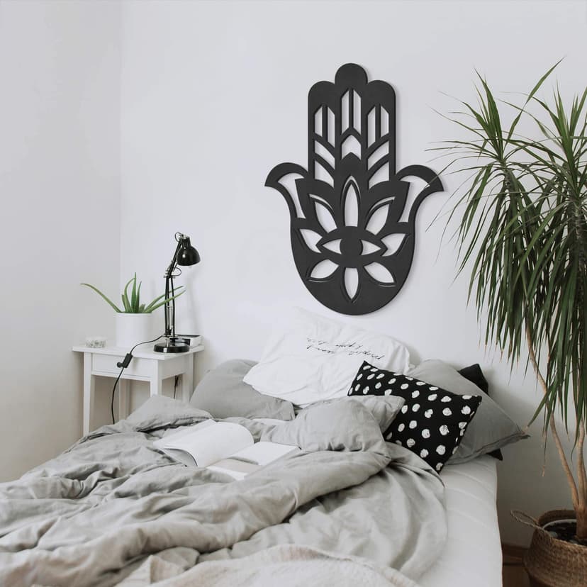 MDF - Dekoracja drewniana - Ręka Yoga Hamsa