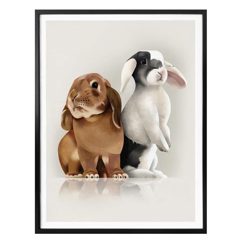 Plakat Brown - Bunny Love