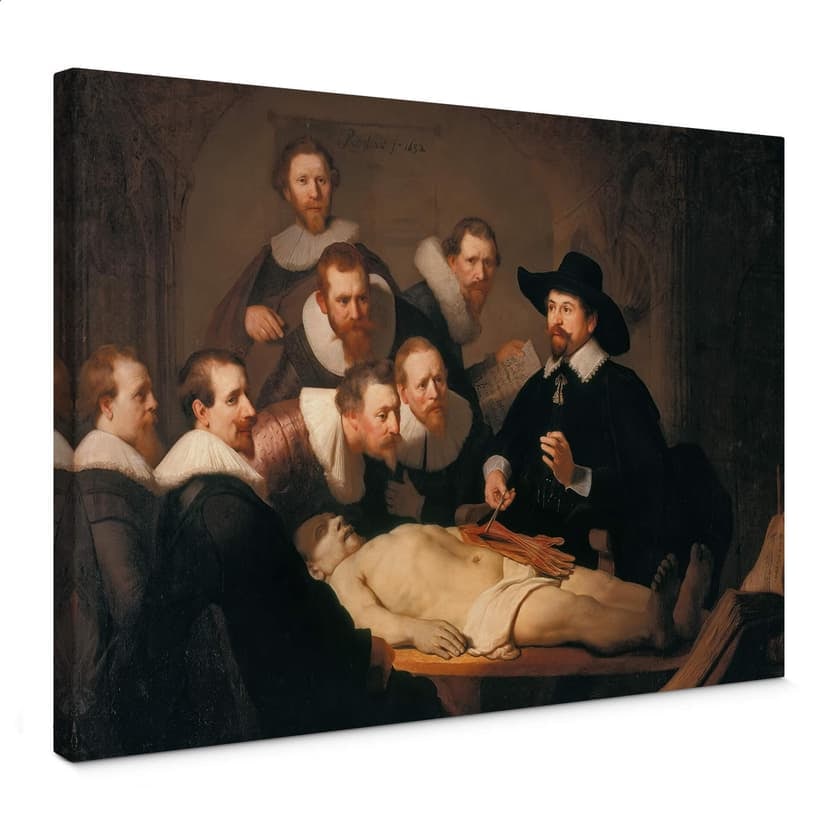 Obraz na płótnie Rembrandt - Lekcja anatomii