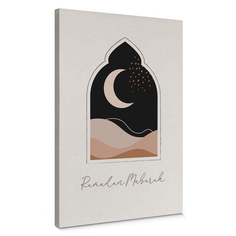 Obraz na płótnie Ramadan Mubarak półksiężyc
