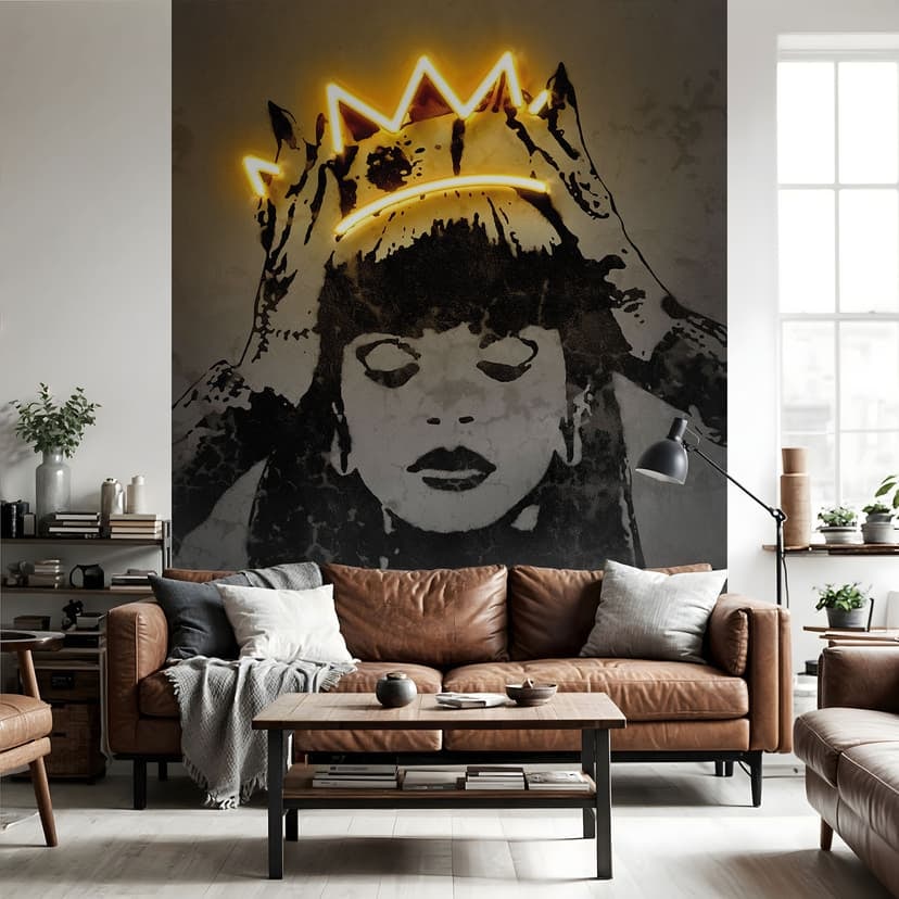 Fototapeta Neon Art - Rihanna - Mielu