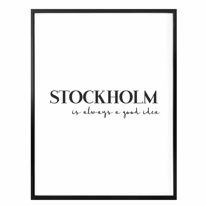 Plakat Sztokholm
