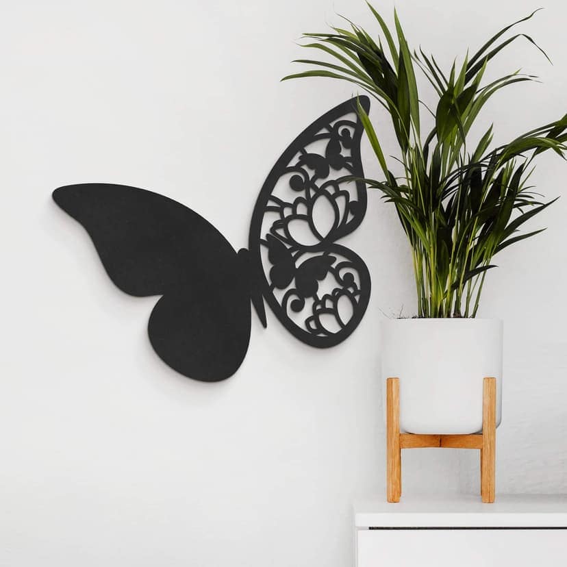 MDF - Dekoracja drewniana - Motyl kwiatowy