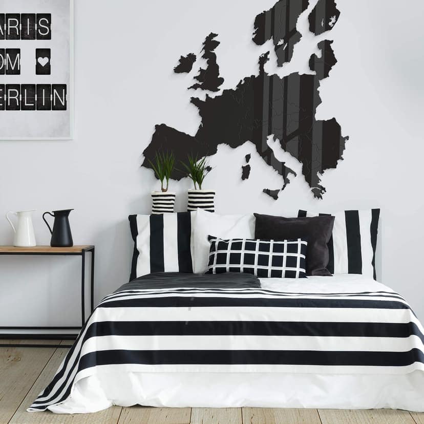 Akrylowa mapa dekoracyjna Europy