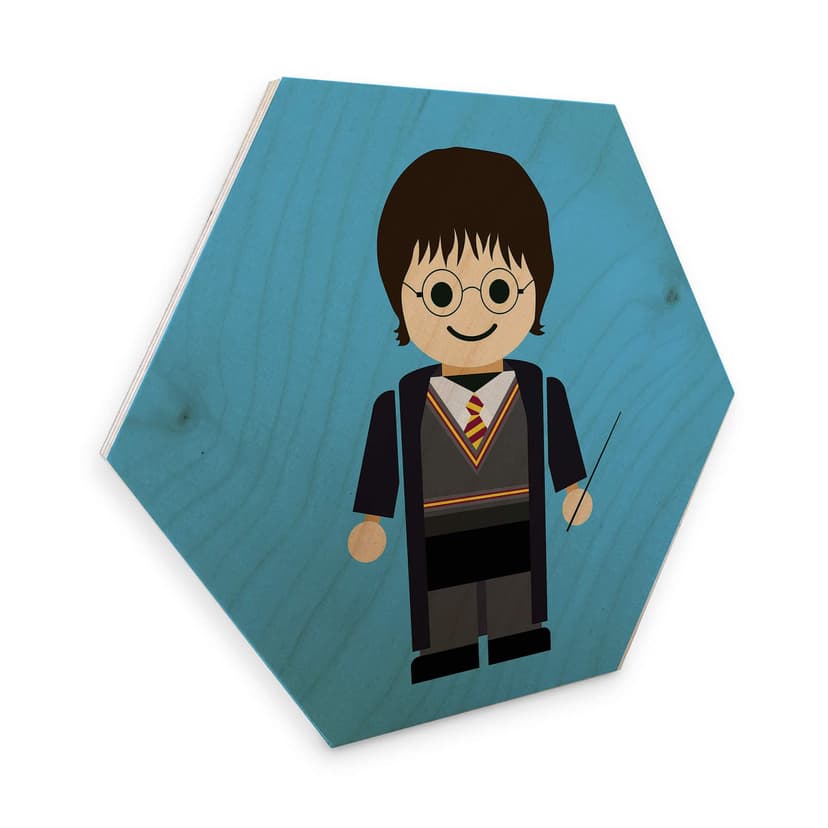 Hexagon - Holz Birke-Furnier Gomes - Harry Potter