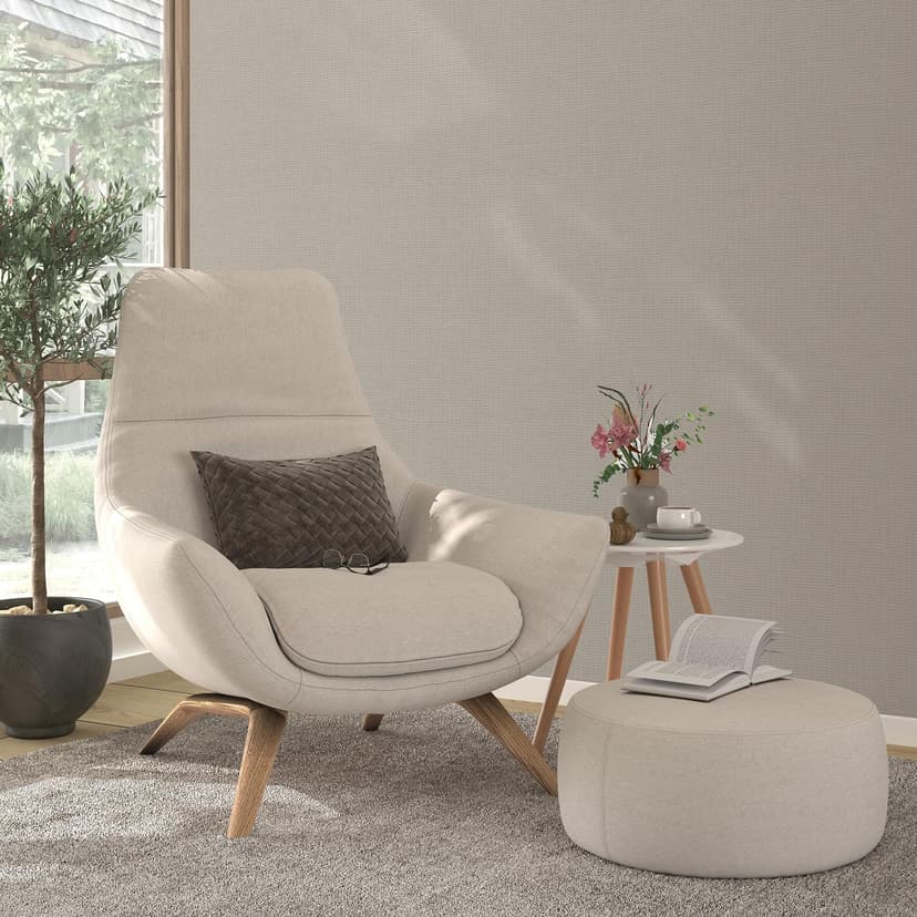 Tapeta z włókniny, tapeta uni Aurora light taupe