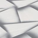 Tapeta z włókniny o geometrycznych kształtach i metalicznym efekcie w kolorze szarym
