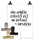 Plakat -Un adulte créatif